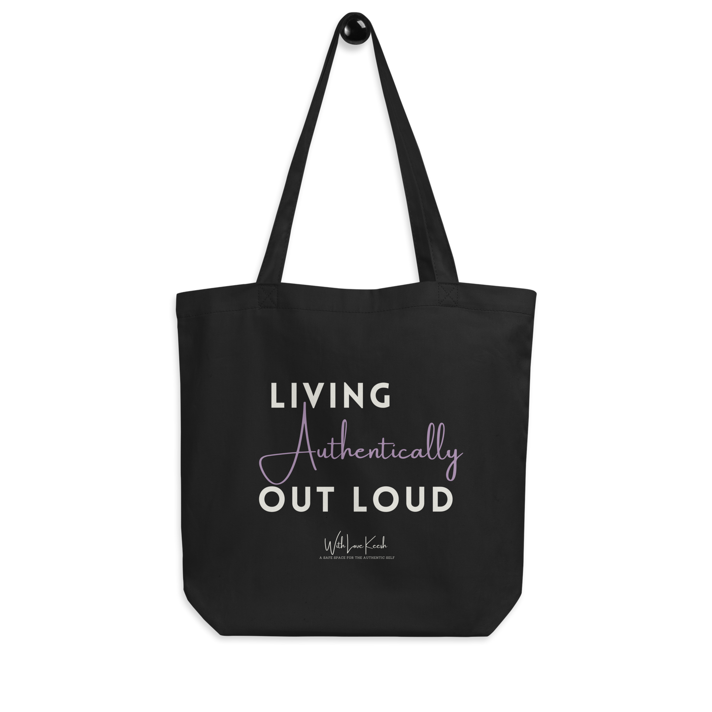 Original affirmations created to inspire you to live your authentic truth! Beautiful designs and colors. Say goodbye to plastic and bag your goodies in this organic cotton tote bag. There’s more than enough room for groceries, books, and anything in between.