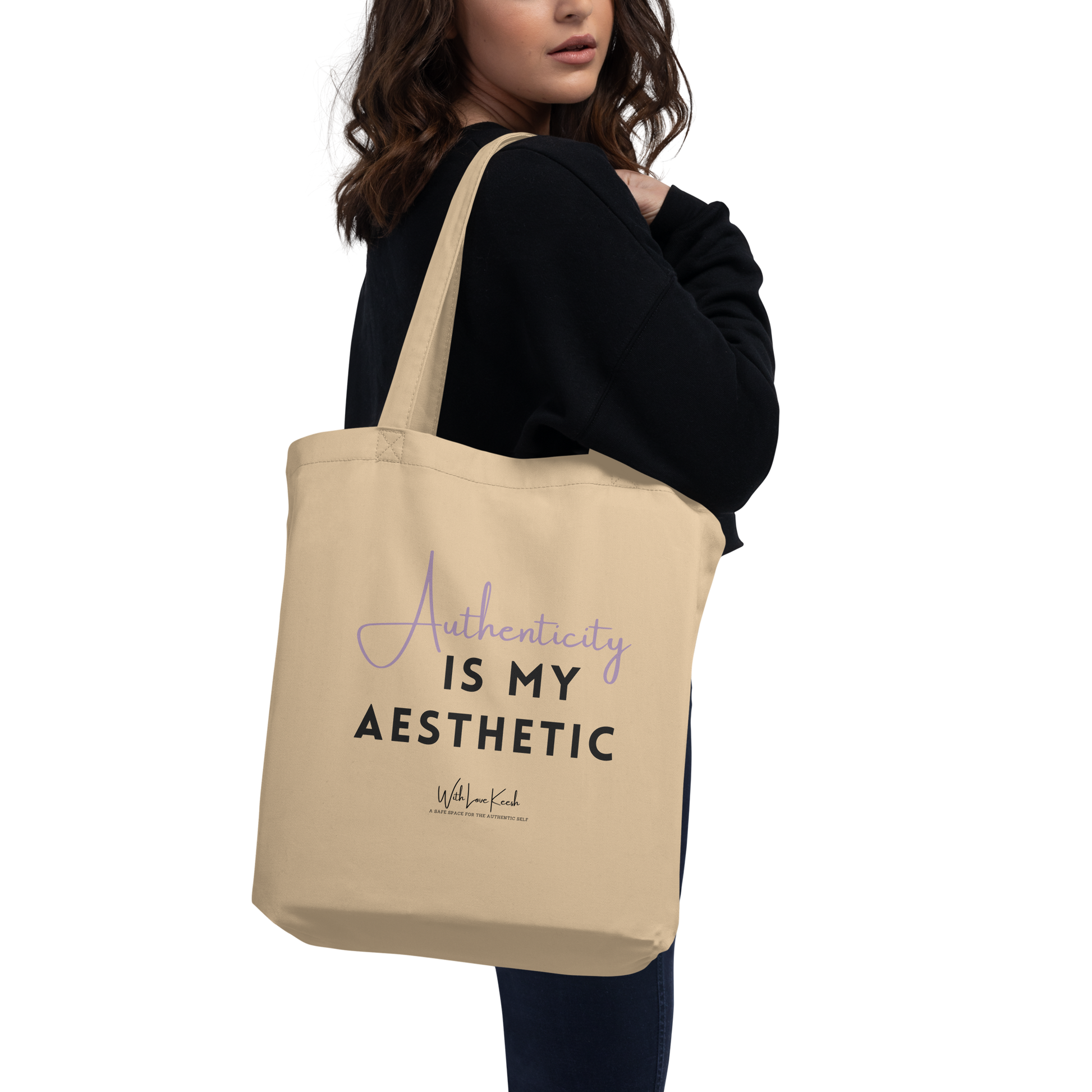 Original affirmations created to inspire you to live your authentic truth! Beautiful designs and colors. Say goodbye to plastic and bag your goodies in this organic cotton tote bag. There’s more than enough room for groceries, books, and anything in between.