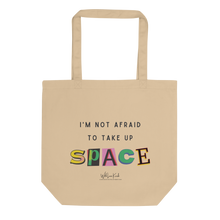 Load image into Gallery viewer, Original affirmations created to inspire you to live your authentic truth! Beautiful designs and colors. Say goodbye to plastic and bag your goodies in this organic cotton tote bag. There’s more than enough room for groceries, books, and anything in between.
