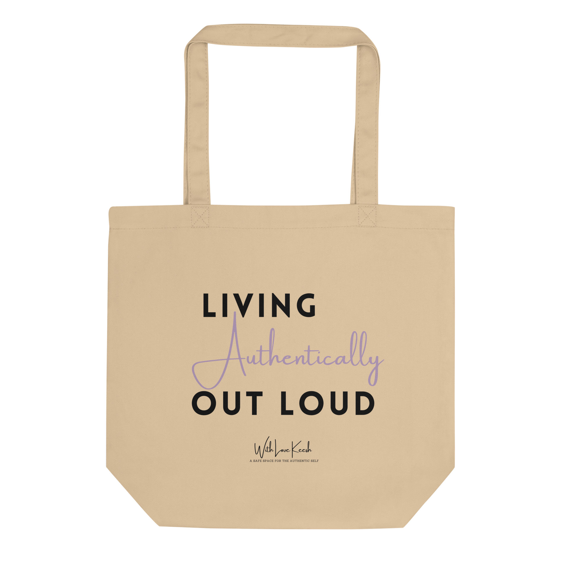Original affirmations created to inspire you to live your authentic truth! Beautiful designs and colors. Say goodbye to plastic and bag your goodies in this organic cotton tote bag. There’s more than enough room for groceries, books, and anything in between.