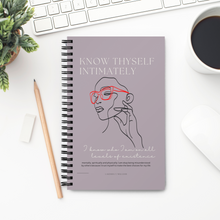 Load image into Gallery viewer, Original affirmations created to inspire you to live your authentic truth! Beautiful designs and colors. A safe space where you can journal, write down ideas, take notes or visualize/manifest. This custom wire-bound notebook will be a great daily companion whenever you need to put your thoughts down on paper!
