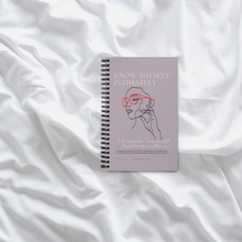 Load image into Gallery viewer, Original affirmations created to inspire you to live your authentic truth! Beautiful designs and colors. A safe space where you can journal, write down ideas, take notes or visualize/manifest. This custom wire-bound notebook will be a great daily companion whenever you need to put your thoughts down on paper!
