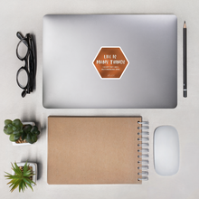 Load image into Gallery viewer, Original affirmations created to inspire you to live your authentic truth! Beautiful designs and colors. Any item can be exciting with a fun sticker! Add a little extra motivation and joy to your life with these durable vinyl stickers. They will serve as a perfect reminder to live your life to the fullest.
