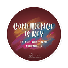 Load image into Gallery viewer, Original affirmations created to inspire you to live your authentic truth! Beautiful designs and colors. Any item can be exciting with a fun sticker! Add a little extra motivation and joy to your life with these durable vinyl stickers. They will serve as a perfect reminder to live your life to the fullest.
