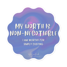 Load image into Gallery viewer,  Original affirmations created to inspire you to live your authentic truth! Beautiful designs and colors. Any item can be exciting with a fun sticker! Add a little extra motivation and joy to your life with these durable vinyl stickers. They will serve as a perfect reminder to live your life to the fullest.
