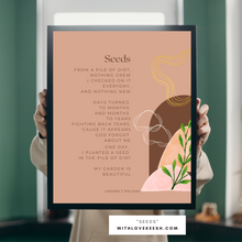 Load image into Gallery viewer, Positive and powerful original poems for self love, healing journeys, shadow work, inner child healing, inspirational quotes, divine feminine energy healing, motivational poems perfect for poetry lovers.
