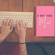 Load image into Gallery viewer, Original affirmations created to inspire you to live your authentic truth! Beautiful designs and colors. A safe space where you can journal, write down ideas, take notes or visualize/manifest. This custom wire-bound notebook will be a great daily companion whenever you need to put your thoughts down on paper!
