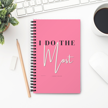 Load image into Gallery viewer, Original affirmations created to inspire you to live your authentic truth! Beautiful designs and colors. A safe space where you can journal, write down ideas, take notes or visualize/manifest. This custom wire-bound notebook will be a great daily companion whenever you need to put your thoughts down on paper!
