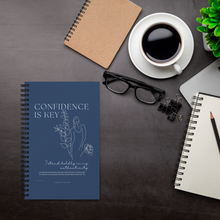 Load image into Gallery viewer, Self Love Self help boundaries journal with love keesh A safe space where you can journal, write down ideas, take notes or visualize/manifest. This custom wire-bound notebook will be a great daily companion whenever you need to put your thoughts down on paper
