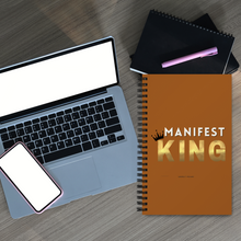 Load image into Gallery viewer, Original affirmations created to inspire you to live your authentic truth! Beautiful designs and colors. A safe space where you can journal, write down ideas, take notes or visualize/manifest. This custom wire-bound notebook will be a great daily companion whenever you need to put your thoughts down on paper!
